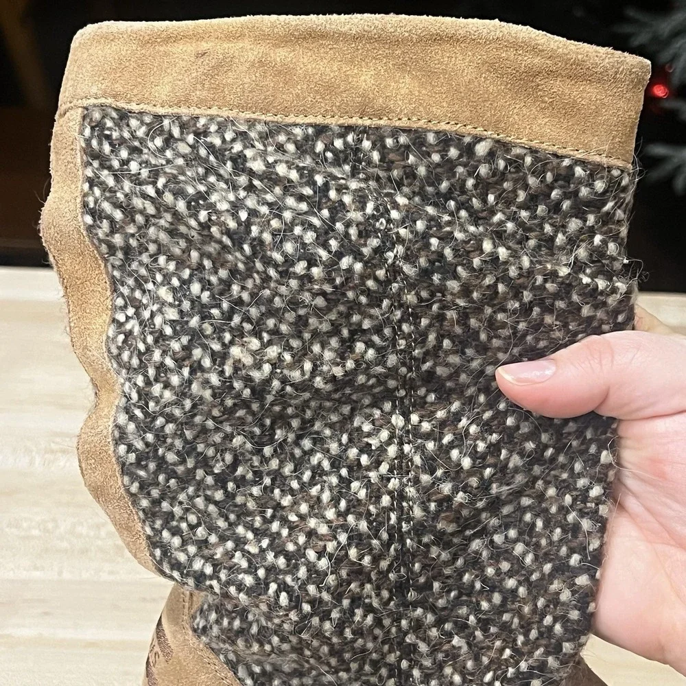 Toms Sierra Slouch Boots, Women's Size 7.5 US Tan, Calf-Length‎ - Picture 6 of 8